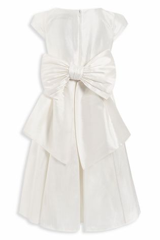 Ivory Premium Silk Bridesmaid Dress (3-12yrs)